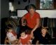 Floy C. BRANTLEY OLIGNEY and Grandchildren James RICE, Doug and Lucy BAKER, About 1983