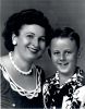 Etna Juanita BRANTLEY MARTIN WADE with son John Richard MARTIN, 1952